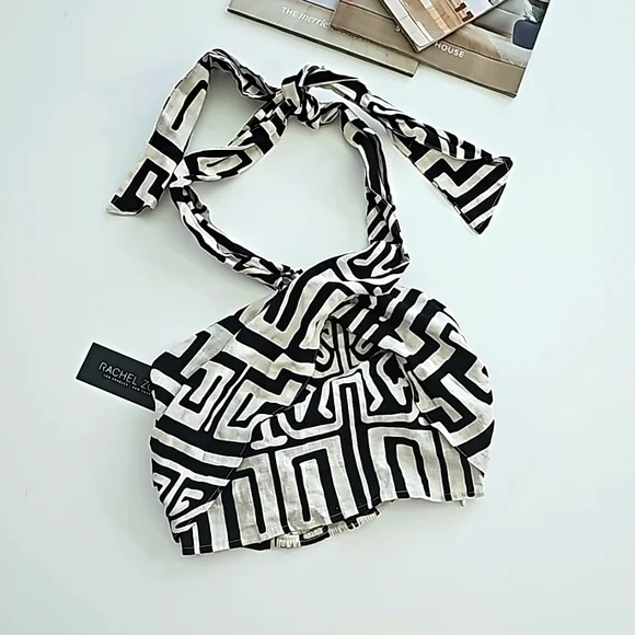 NWT Rachel Zoe Crop Halter Top - Picture 1 of 9